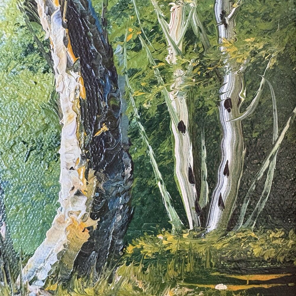 Framed Landscape Oil-Style Wall Art in Green and Brown - Picture 16 of 16